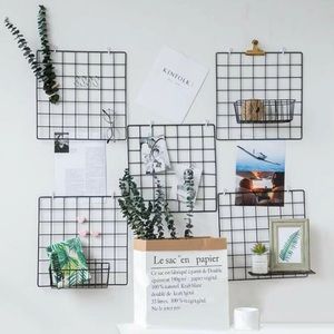 🤩 6 x $20 Grid wall deco rack 🖤🤍